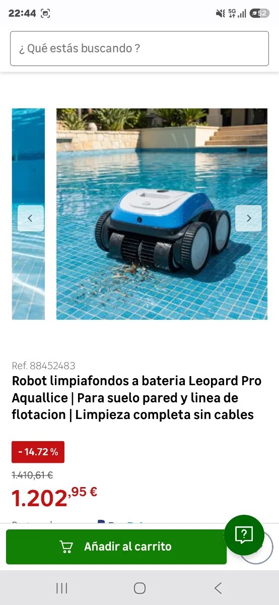 Limpiafondos Leopard PRO Aquallice