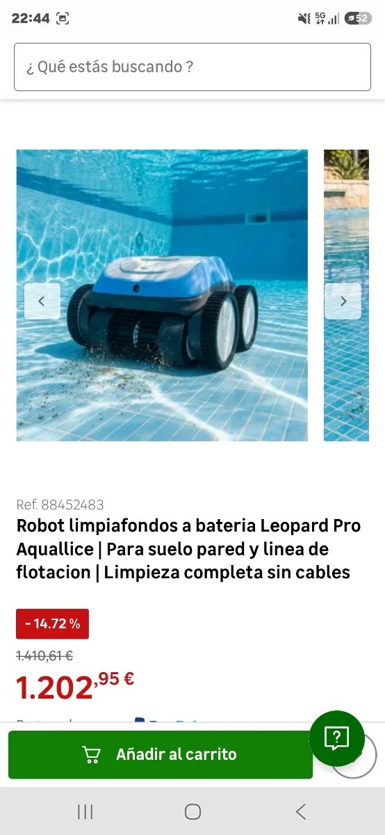 Limpiafondos Leopard PRO Aquallice
