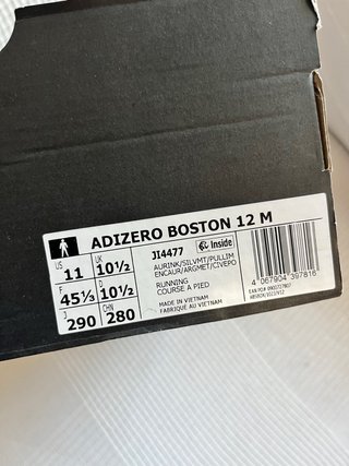 Adidas Adizero Boston 12 - Talla 45.5