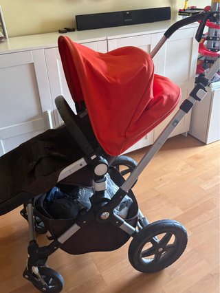 Bugaboo Cameleon3 carro con capota naranja