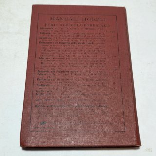 Libro manuale hoepli - Selvicoltura 1891 Santilli