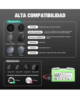 Batería Li-Ion EGR 4200mAh