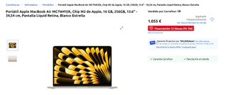 MacBook Air 13 M2 16GB 256GB SSD con Garanzia