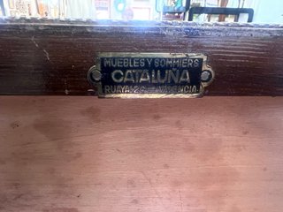 Baúl antiguo de madera RESTAURADO