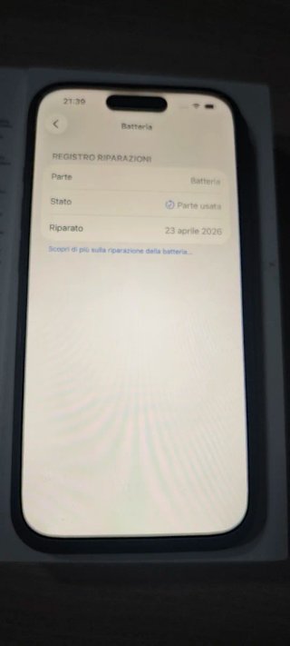iPhone 15 128GB Nero con problema di riavvio