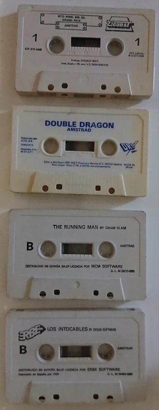 Lote videojuegos Amstrad.