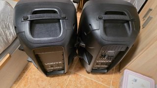 Vonyx VPS 152A 1000W Altavoces 15 con Luces LED