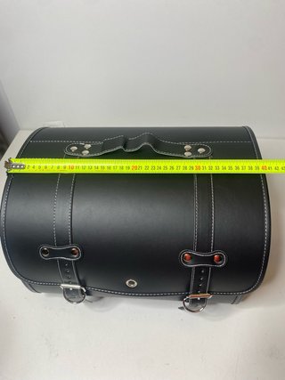 : Baúl/Bolsa Trasera Moto Cuero Custom