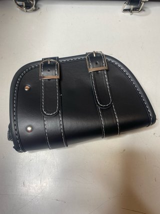 : Baúl/Bolsa Trasera Moto Cuero Custom