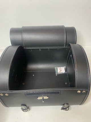: Baúl/Bolsa Trasera Moto Cuero Custom