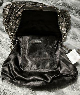 Bolso Joya Hazel Negro y Plateado. No negociable.