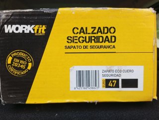 Calzado Seguridad Workfit Talla 47