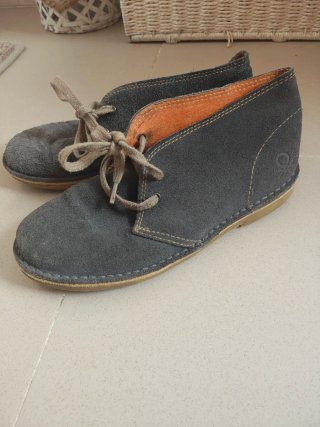 Botas niño ante gris Benetton