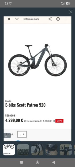 Scott Patron eRide 920 Bicicleta Eléctrica