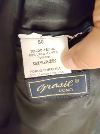 Chaqué completo negro y rosa