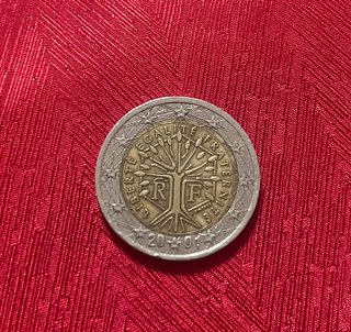 Moneda 2 euros Francia 2001