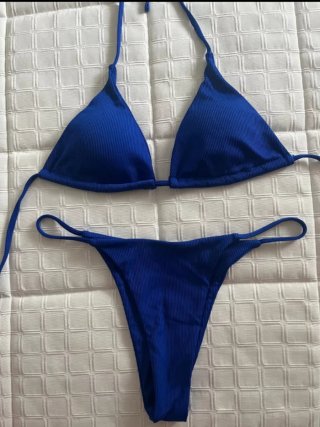 Bikini azul eléctrico mujer - Talla S/M - Nuevo
