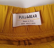 Pantalones cortos marroncito y mostaza