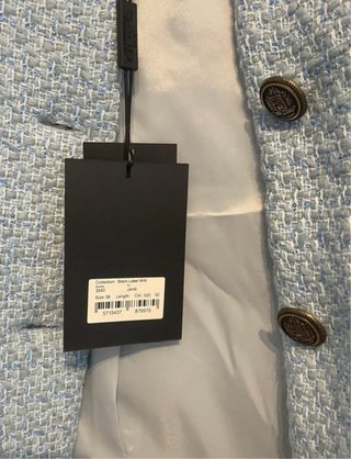 Americana Tweed Lana Azul