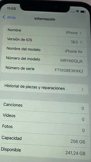iPhone XR 256GB Rosso