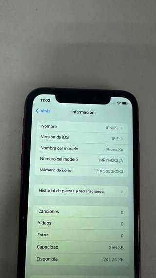 iPhone XR 256GB Rosso
