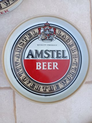 Set 3 vassoi birra Amstel vintage