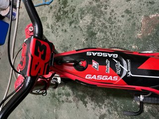 Gas Gas 125 Trial Roja y Negra