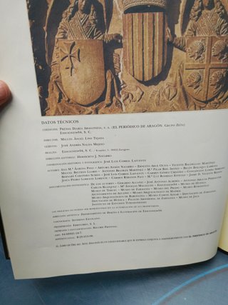 El libro de oro del arte aragones, 1998, tapa dura
