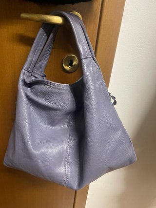 Borsa Furla vera pelle lilla bella capiente ottima