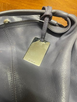 Borsa Furla vera pelle lilla bella capiente ottima
