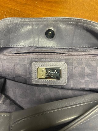 Borsa Furla vera pelle lilla bella capiente ottima