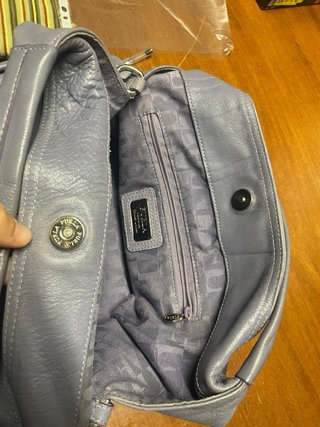 Borsa Furla vera pelle lilla bella capiente ottima