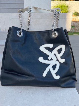 Borsa Secret Pon Pon Nera e Bianca