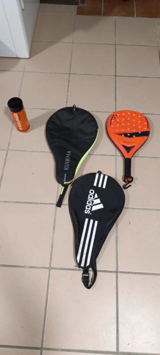Raquetas de pádel y funda