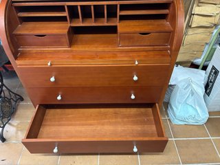 Escritorio antiguo madera maciza de  cerezo