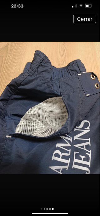 Bañador Caballero Armani Jeans Azul