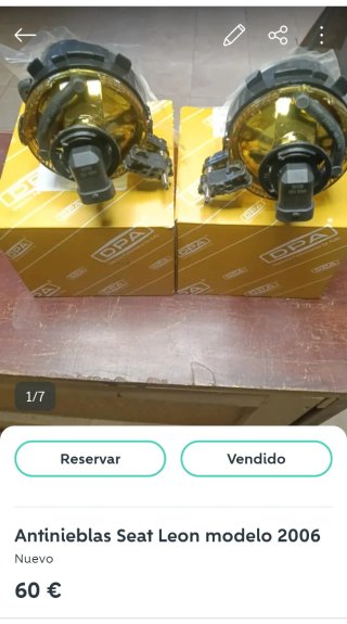Antinieblas Seat Leon 2006 (2 uds)
