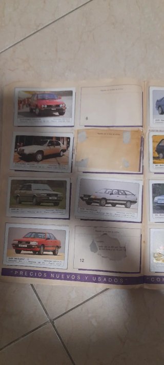 Álbum Motor 16 para cromos.