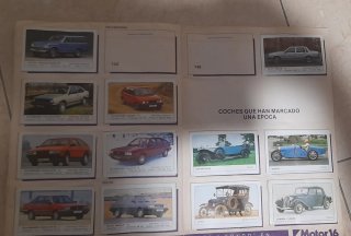 Álbum Motor 16 para cromos.