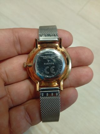 Reloj Parfois Malla Metálica Dorado y Plateado
