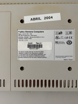 Monitor Fujitsu Siemens TFT 15 Vintage