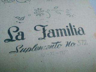 Patrónes de bordar- Revista LA FAMILIA