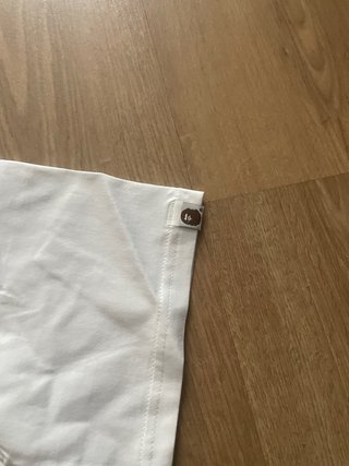 Camiseta Stüssy x BAPE Blanca Talla M