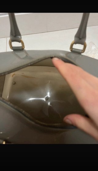 Bolso Furla Gris Grande y Espacioso