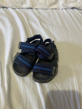 Sandalias para bebé azul marino