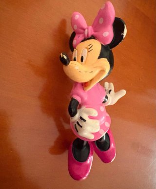 Lote 2 Figuras Minnie Mouse Vintage 1987