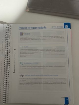 Masaje estético (libro de taller)