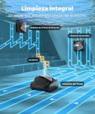 C1 Robot Piscina Limpiafondos y Paredes