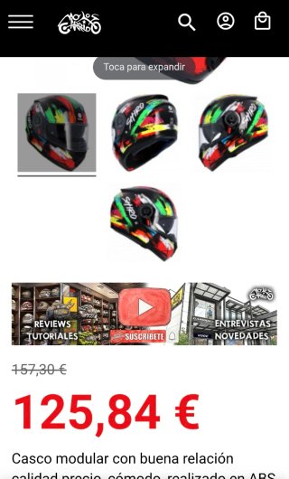 Casco Moto SHIRO SH-508 Flip Up