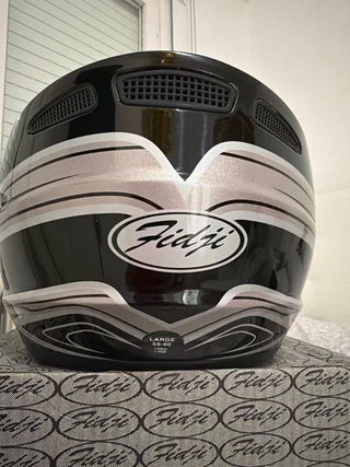 Casco de Cross Negro y Azul